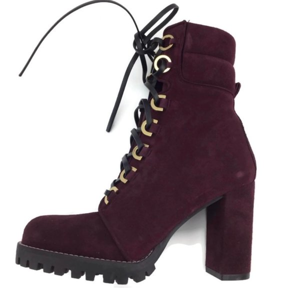 Stuart Weitzman Shoes - 1053. Stuart Weitzman Shackleton Lace Suede Ankle Boots